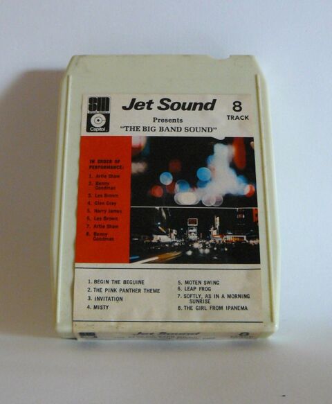 K7 8 pistes The Big Band Sound : Jet Sound - Capitol - USA 12 Argenteuil (95)