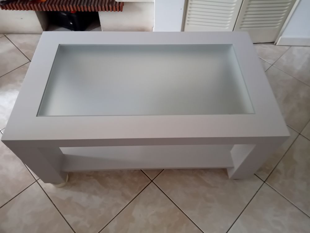 Table basse rectangulaire taupe Meubles