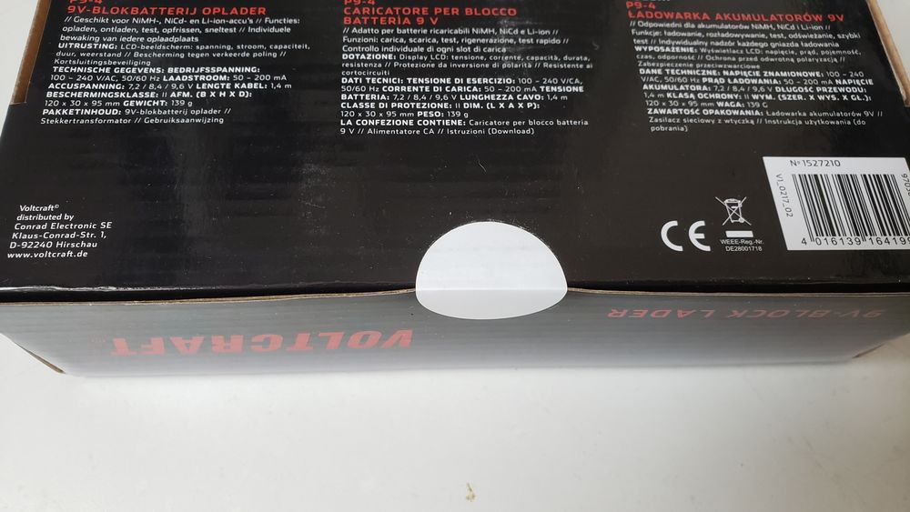 Chargeur accus 9V de la marque VOLTCRAFT Bricolage