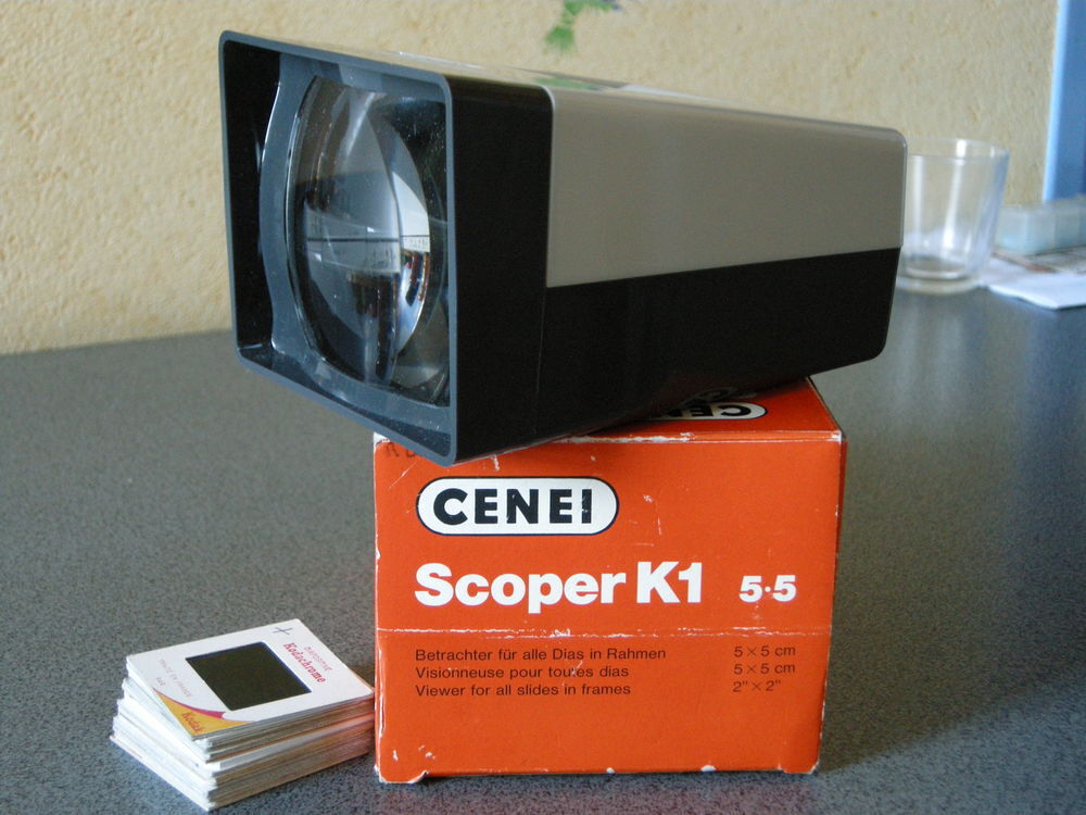 Visionneuse diapos CENEI Scoper K1, neuve. Photos/Video/TV