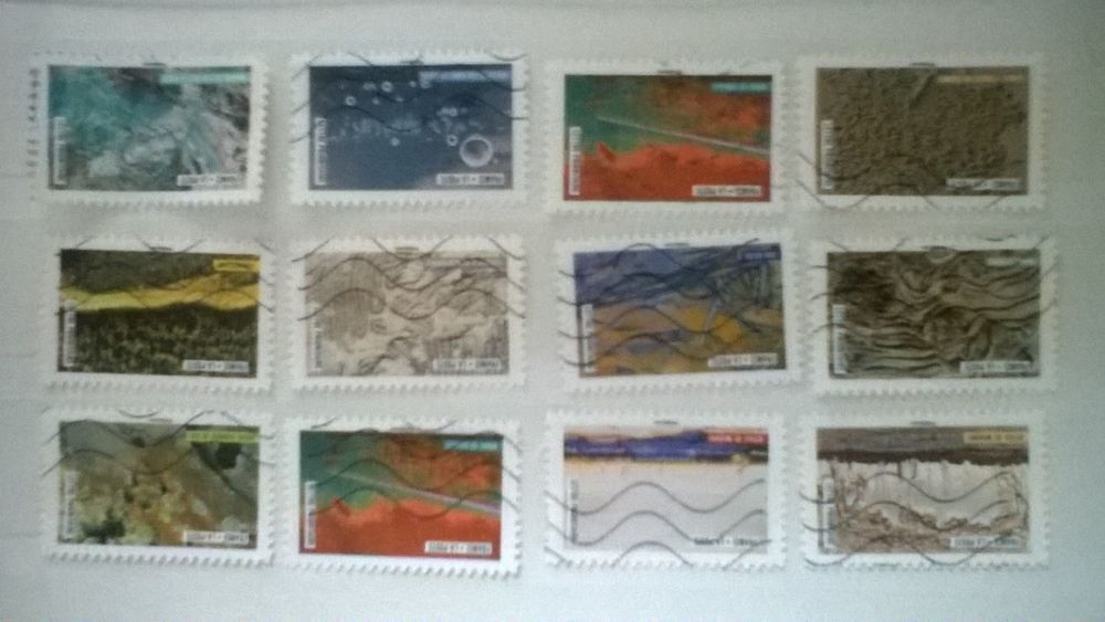 Timbres s&eacute;rie compl&egrave;te auto adh&eacute;sif 