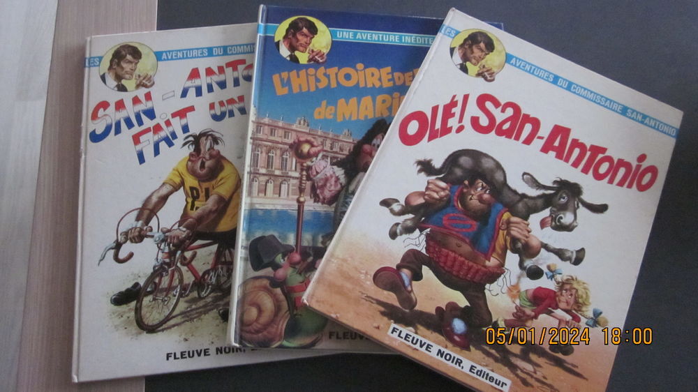 3 B D DE SAN-ANTONIO VINTAGES DE 1972 /73 / 74 Livres et BD