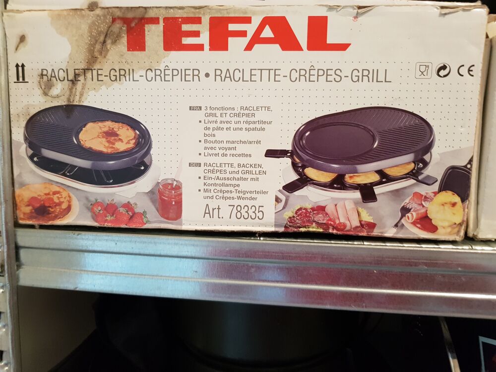 APPAREIL RACLETTE TEFAL + CREPE Cuisine