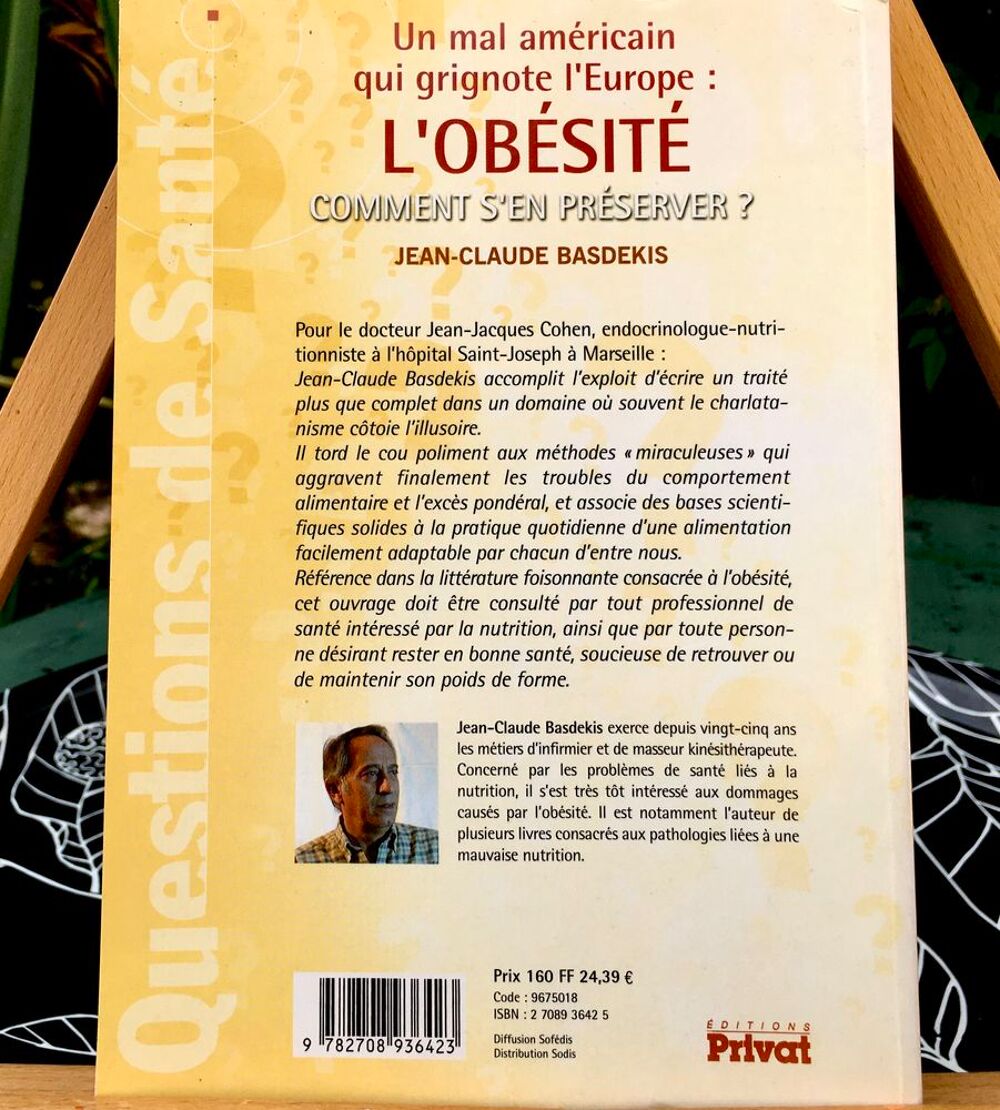 L'OB&Eacute;SIT&Eacute;, comment s'en pr&eacute;server?de J.C BASDEKIS;Livre Neuf Livres et BD