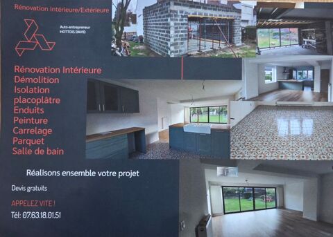 Auto-entrepreneur exp&eacute;riment&eacute; dans le b&acirc;timent  59000 Lille