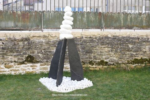 Sculpture en Marbre et Ardoise ? Statue Jardin 3000 Dijon (21)