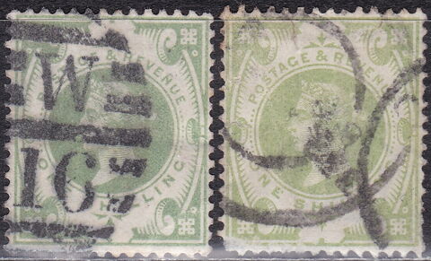 Timbres Grande-Bretagne-GB-1887 YT 103-SG 211-82 7 Lyon 5 (69)