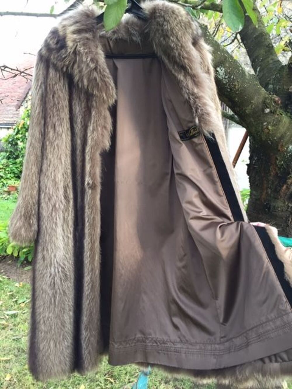 Manteau en peau de marmotte Vêtements