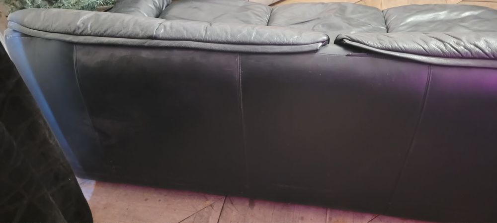 CANAPE CONVERTIBLE EN CUIR 3 PLACES Meubles