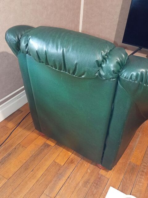 FAUTEUIL CUIR ET BOIS 0 Reims (51)