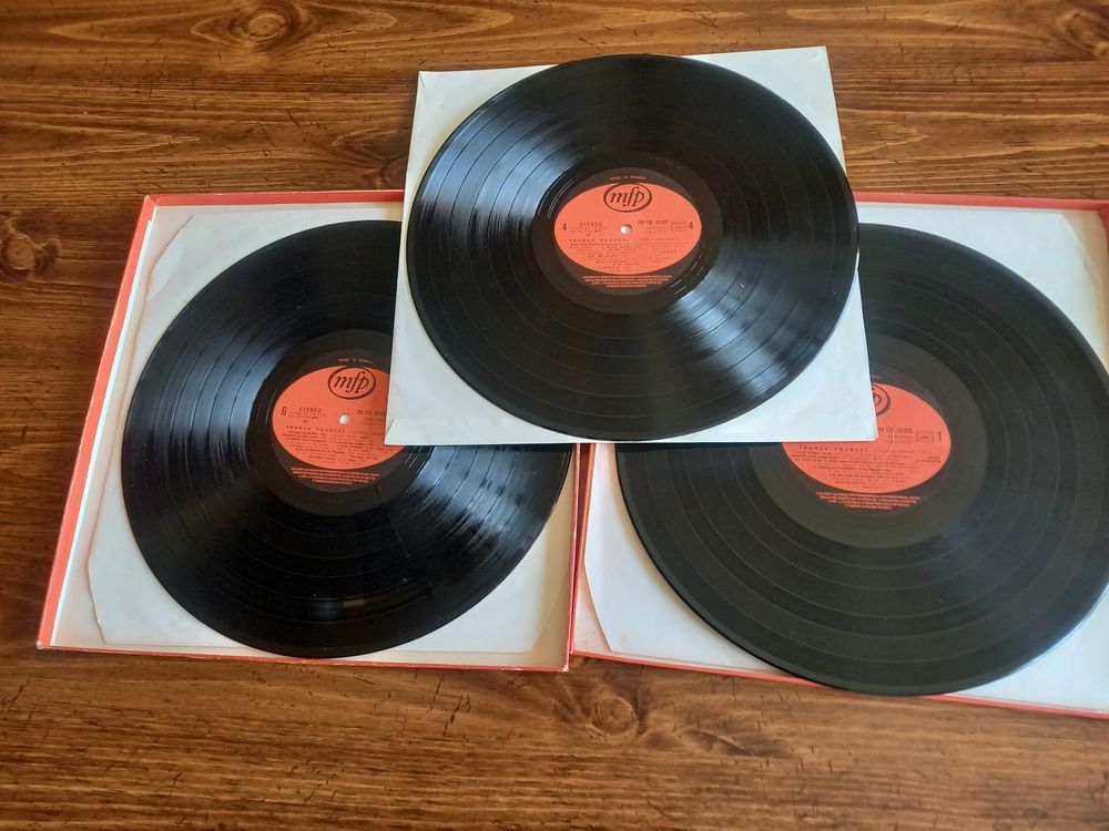 Coffret de 3 disques 33 tours FRANCK POURCEL CD et vinyles