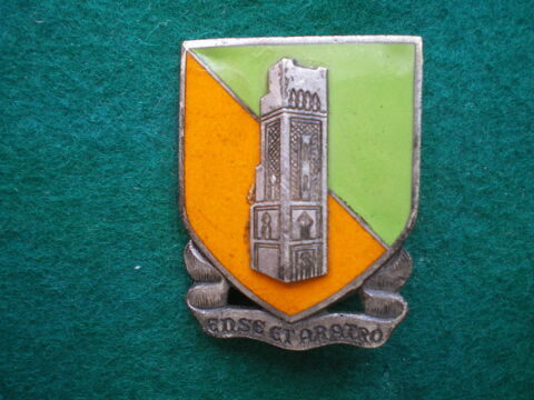 Insigne colonial - Unit� Territoriale TLEMCEN Ense et Aratro 30 Caen (14)