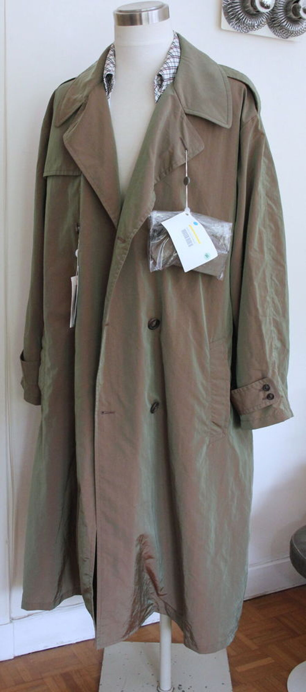 Trench oversize nylon + chemise MAISON MARTIN MARGIELLA Vêtements