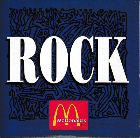 CD  Rock Objet Publicitaire McDonald's 7 Antony (92)