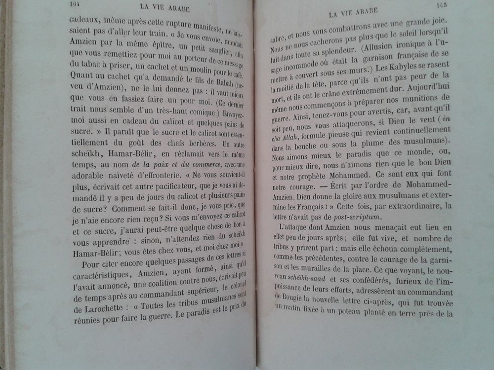 La vie Arabe de F&eacute;lix MORNAND de 1856 Livres et BD