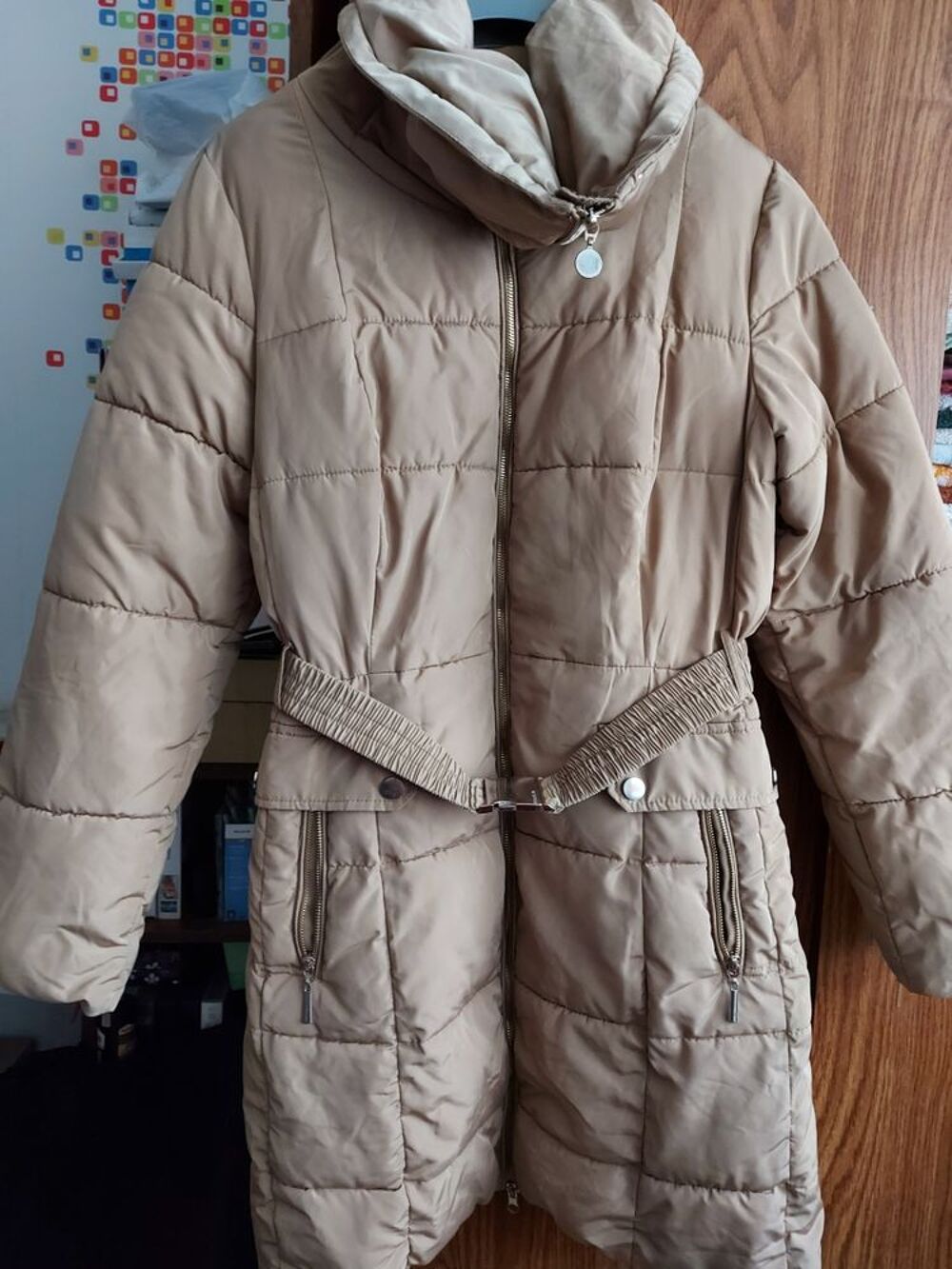 manteau marron claire Vêtements