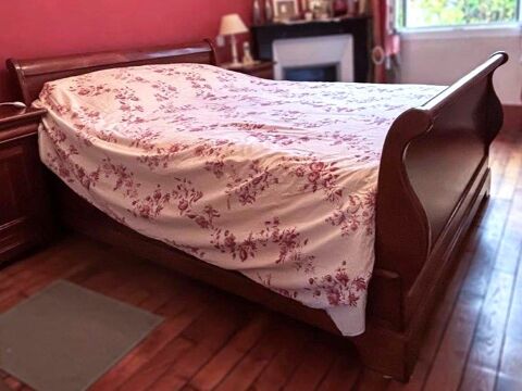 Lit Louis Philippe merisier massif pour 140x190 100 Clamart (92)