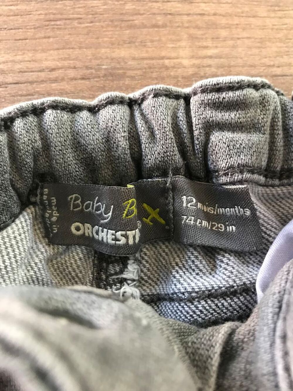 Jean enfant gar&ccedil;on &quot; Orchestra baby boy Puriculture