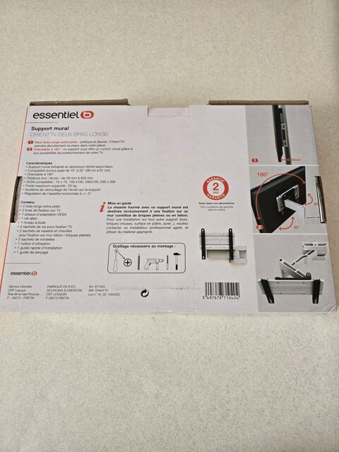 Support mural tv neuf 80 Vienne (38)