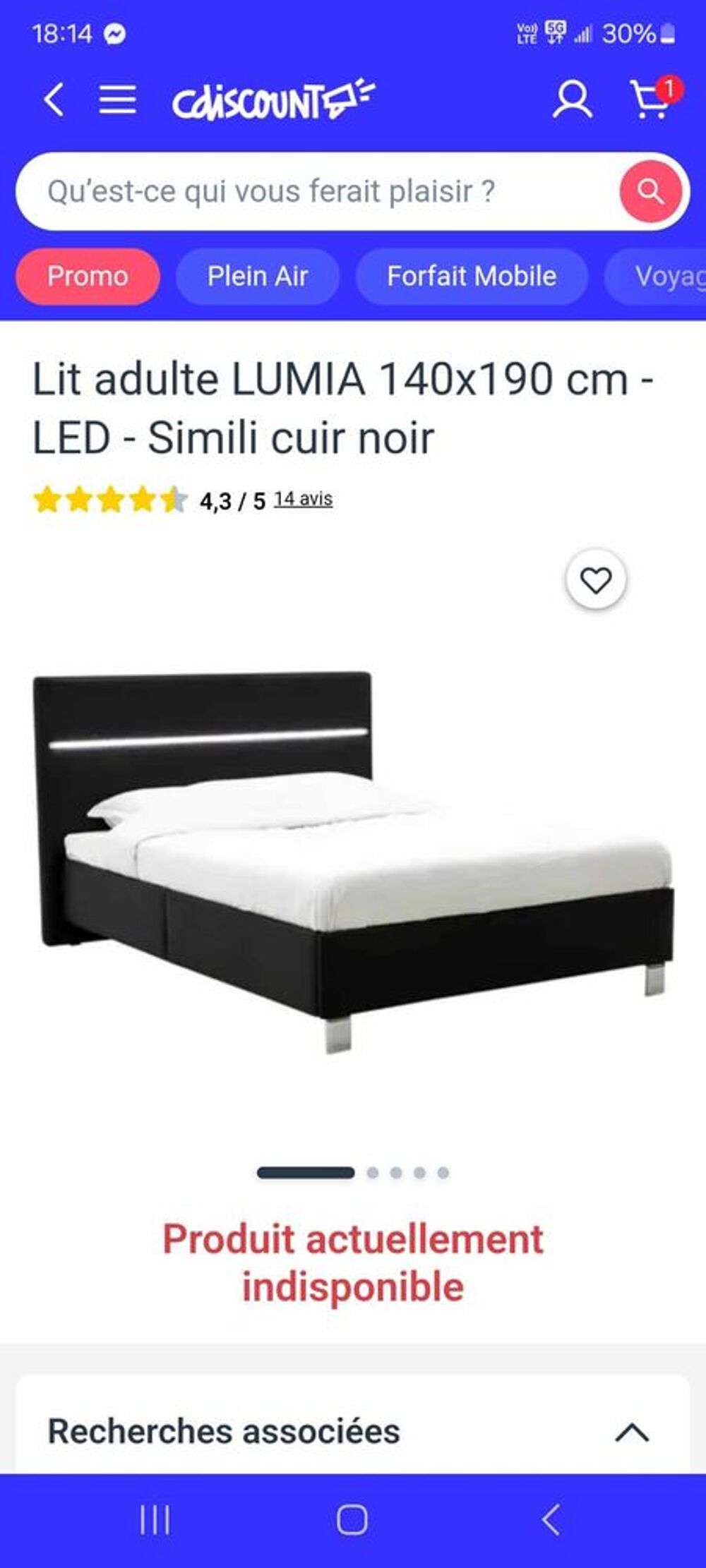 Lit +sommier Meubles