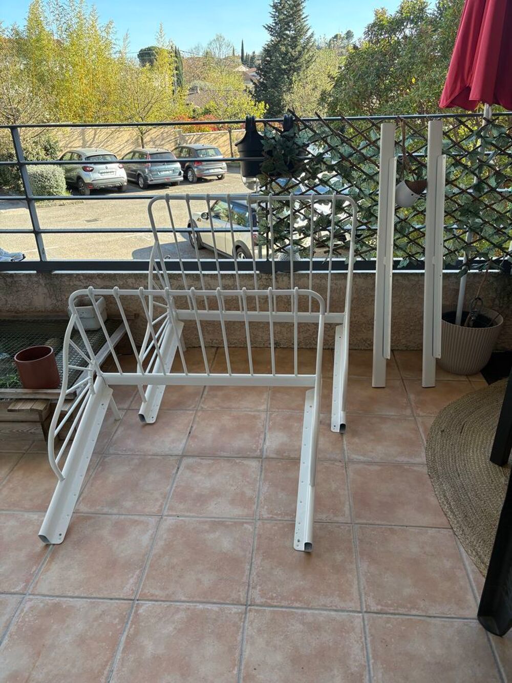 lit enfant extensible avec sommier &agrave; latte Meubles