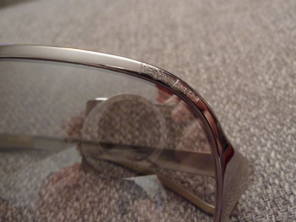 Lunettes de Soleil Vintage M&eacute;tal Argent&eacute;- Yves Saint Laurent Bijoux et montres