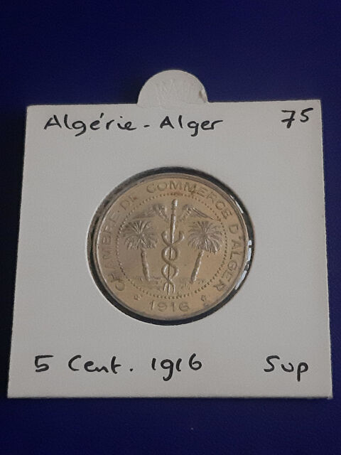 1916 Algrie Alger 5 centimes 14 Prats-de-Mollo-la-Preste (66)