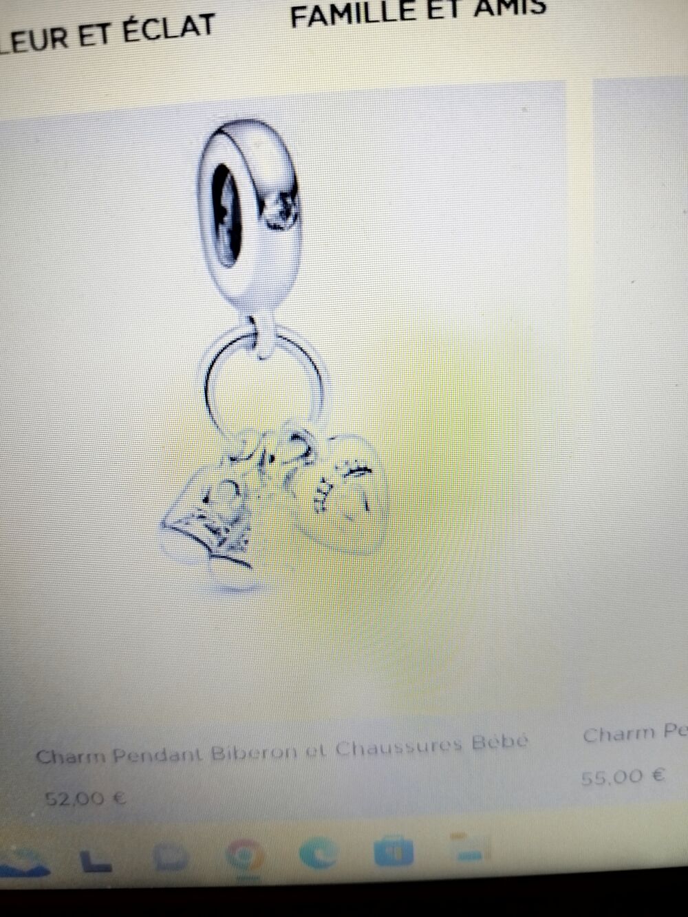 Bracelet pendora avec ces 7 charme Bijoux et montres