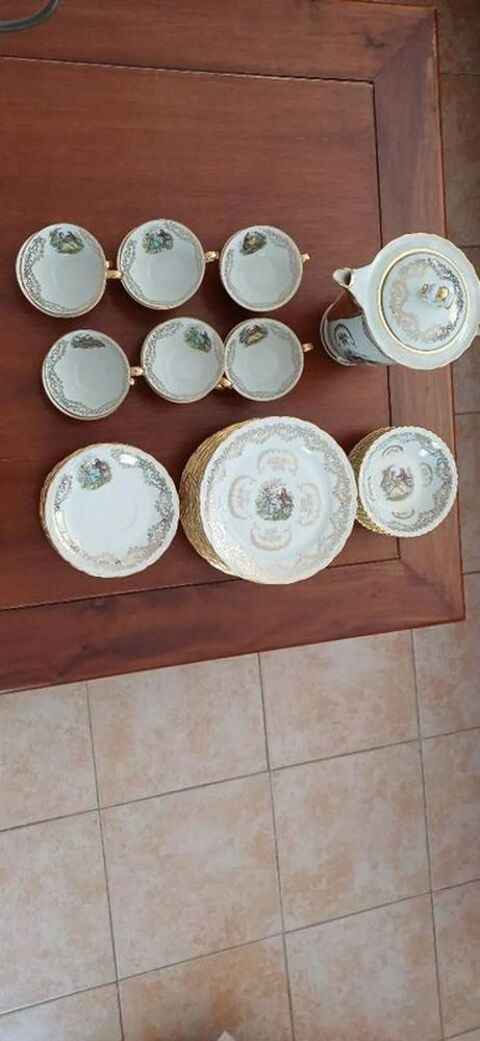 service a café et desert porcelaine de limoges BERRY Fragona La Seyne-sur-Mer (83)