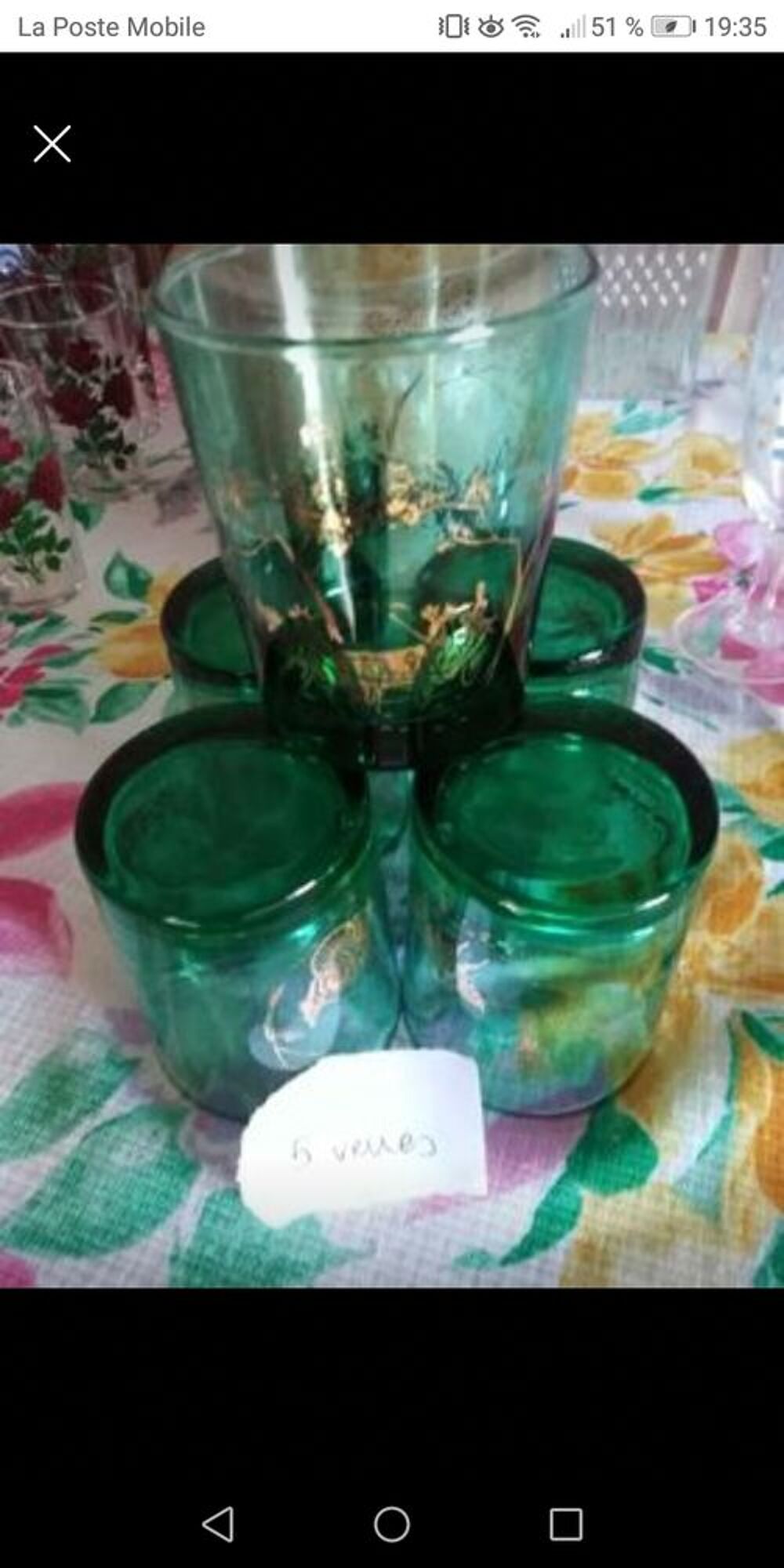 Verres verts Cuisine