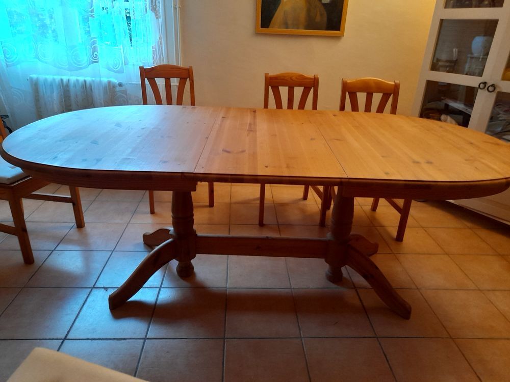 Table bois ovale Ikea Meubles