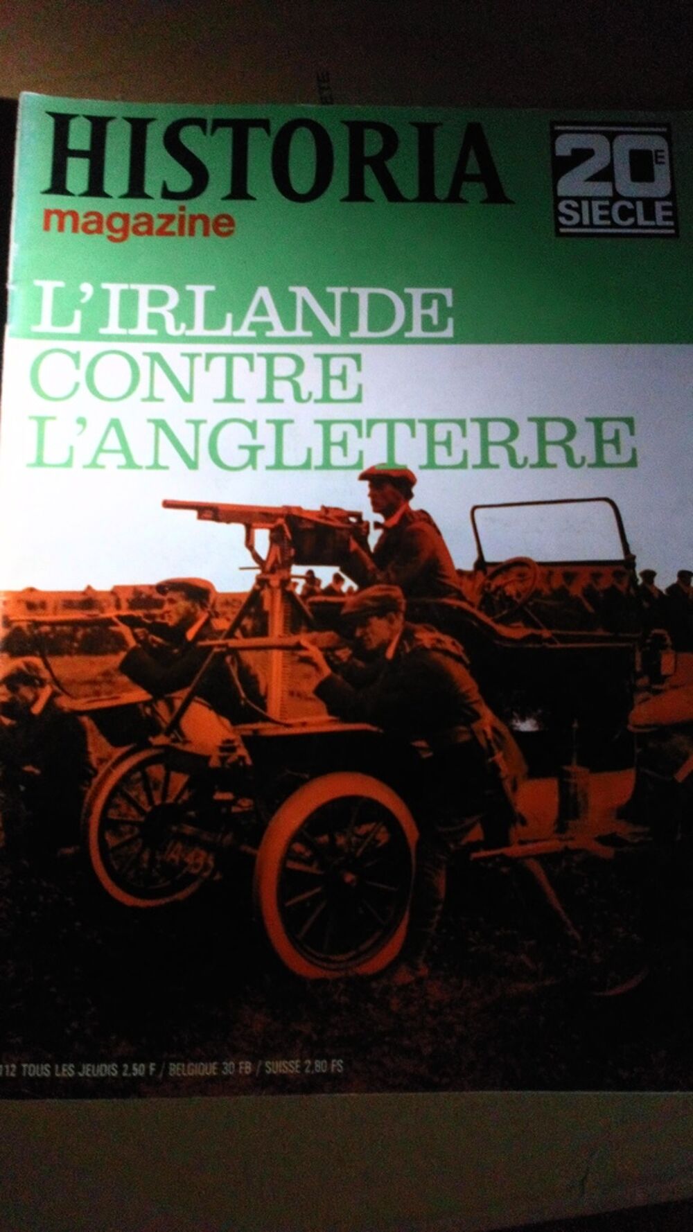 Magazine Historia "L'Irlande contre l'Angleterre" Livres et BD