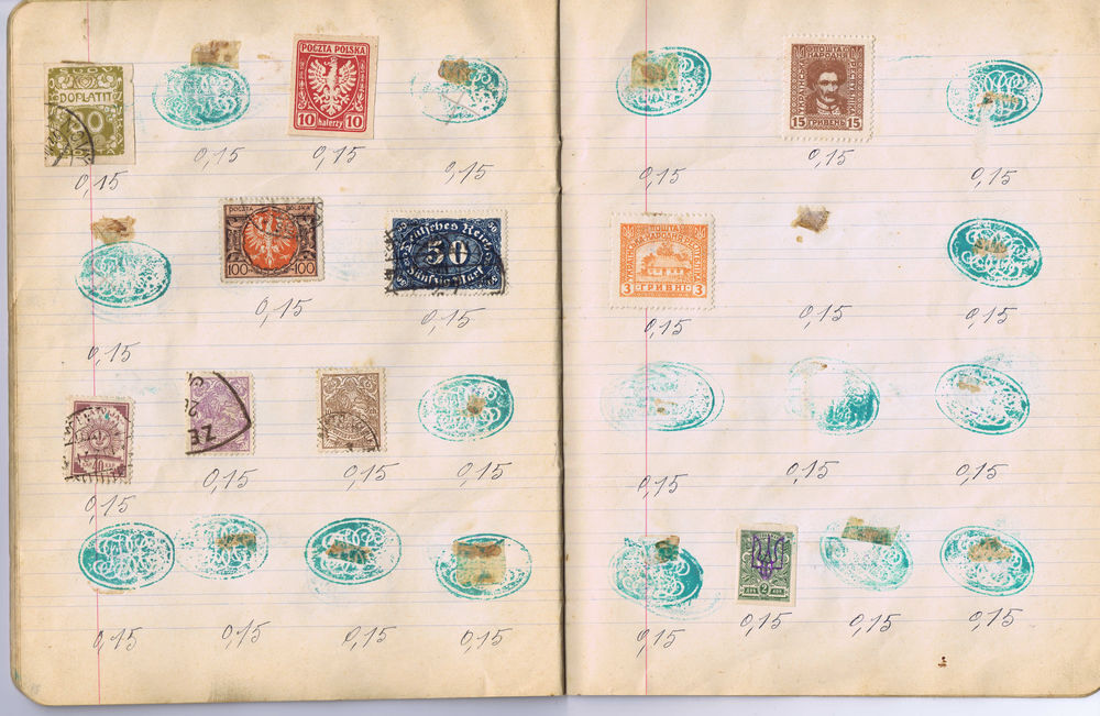 Lot de timbres de tous les pays de 1860 &agrave; 1920 