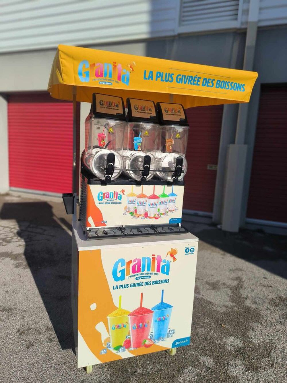   machine à Granita professionnel 3 bacs 