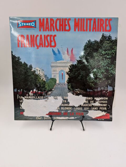 Vinyle 33 tours Marches Militaires Fran�aises en fourreau 3 Vulbens (74)