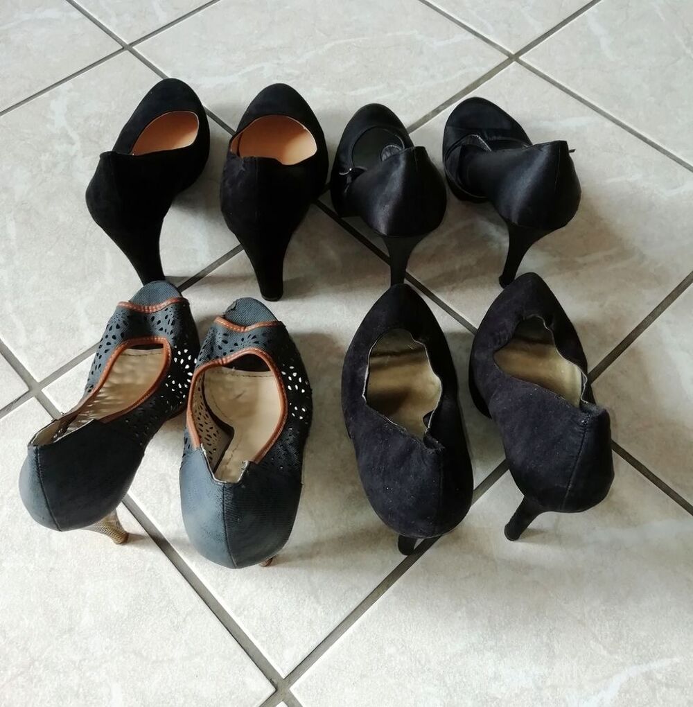 Lot de 4 escarpins pour femmes Chaussures