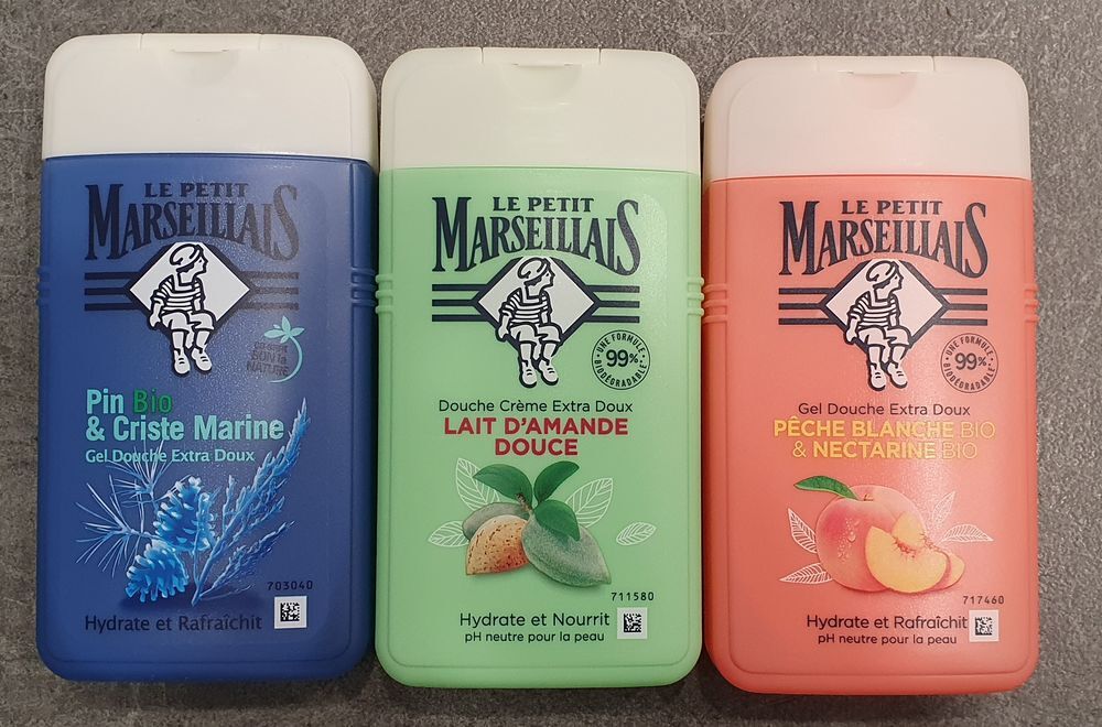 gels douche Le petit marseillais Maroquinerie