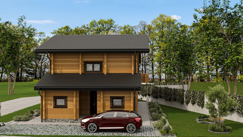 Vente Maison INDIA -Maisons en bois Massif SOLAIRE (kit photovoltaque inclus) Cierp-gaud