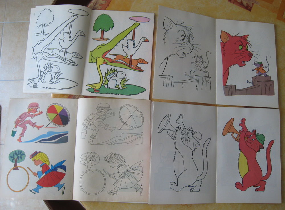 Albums &agrave; colorier et livre animaux: les cigognes Livres et BD