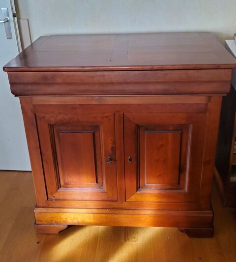 Meuble en bois massif 2 portes + tiroir ? entre / salon / b 65 Montigny-le-Bretonneux (78)