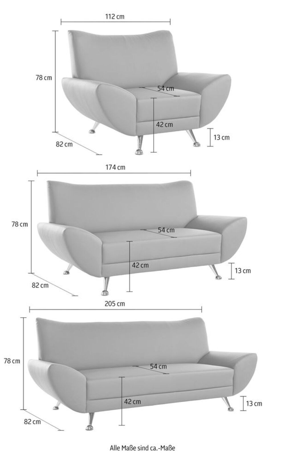 Ensemble Canap&eacute; 3 pi&egrave;ces Microfibre (NEUF sous emballage) Meubles