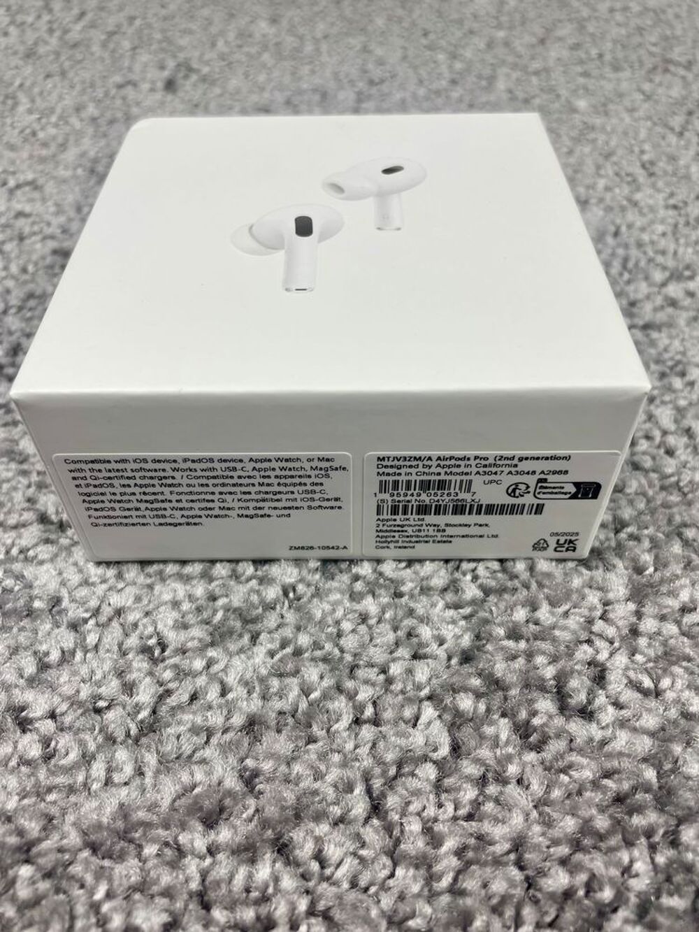 Apple AirPods Pro 2&egrave;me g&eacute;n&eacute;ration avec bo&icirc;tier de charge MagSafe USB-C Audio et hifi