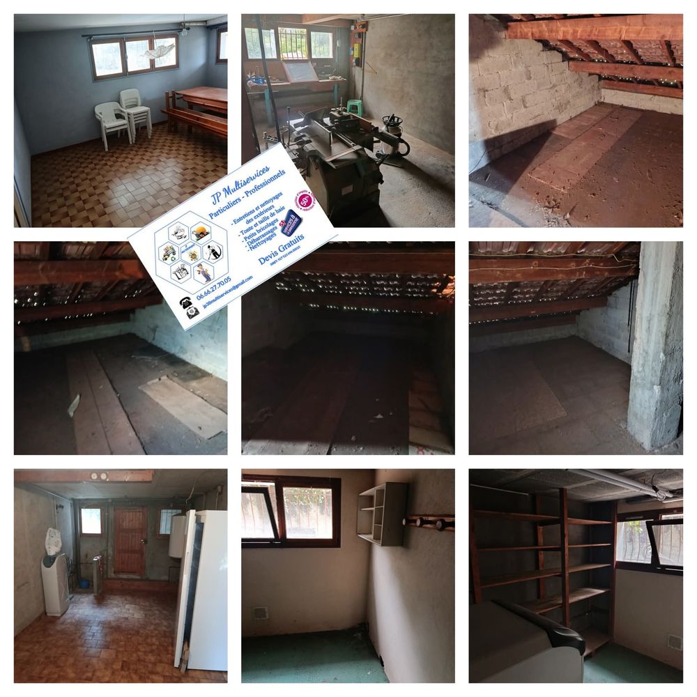   Débarras maison succession - vide appartement cave garage  