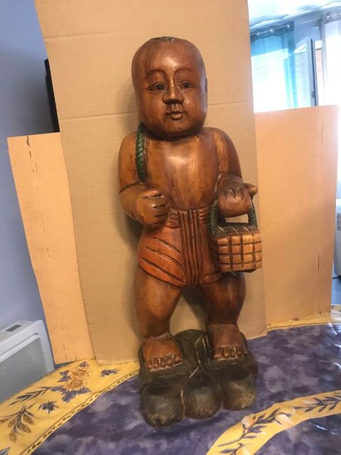 grande statue en bois très bon état 20 Auriol (13)
