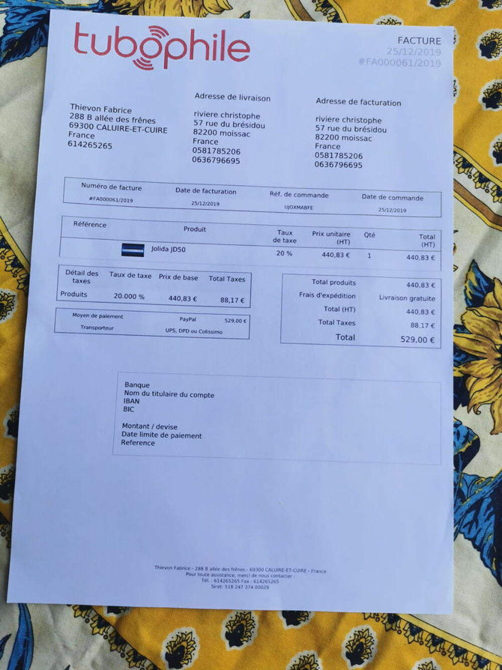 Pr&eacute;-Amplificateur Passif : JOLIDA JD-50A Audio et hifi