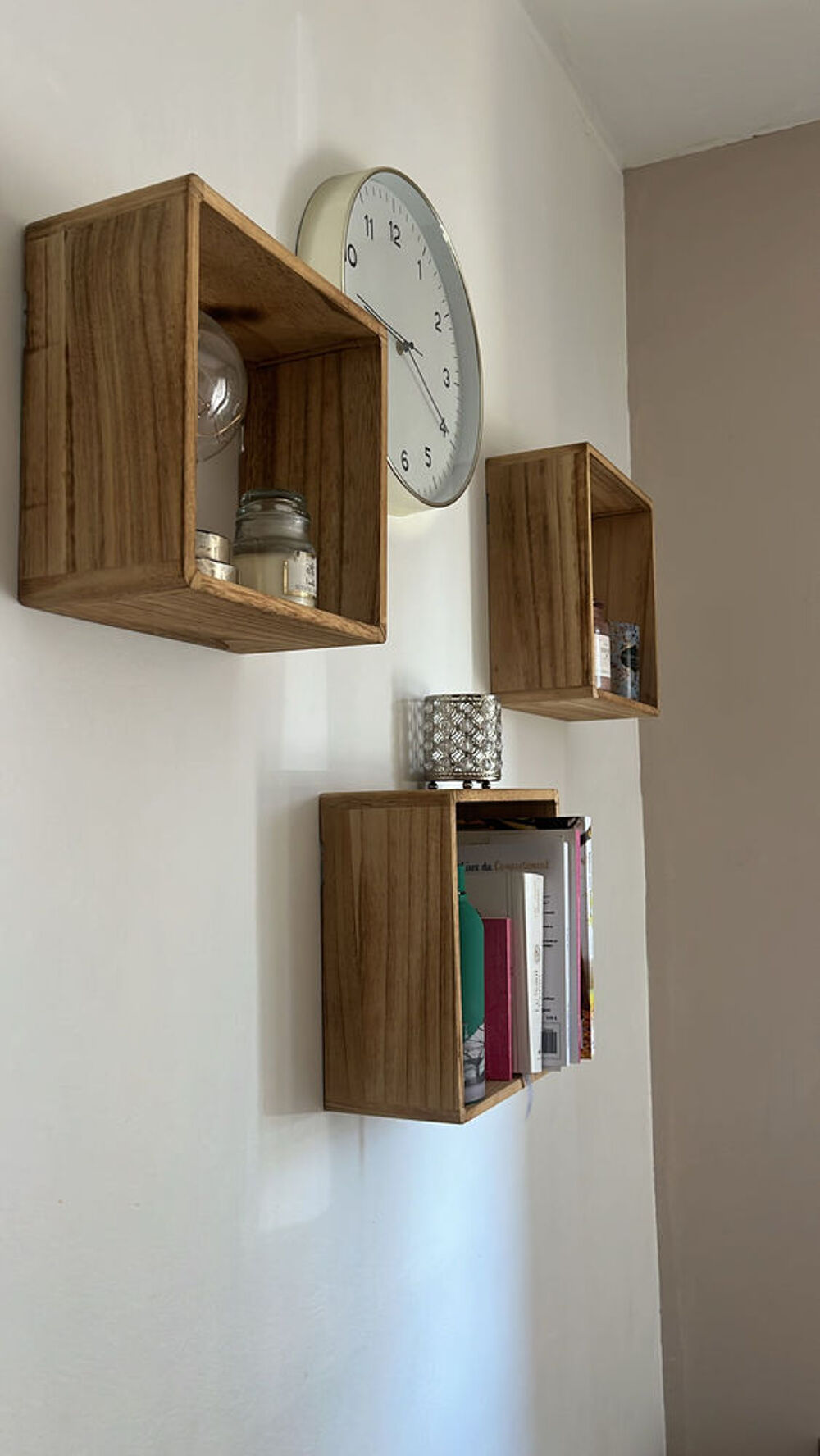 &eacute;tag&egrave;re cube murale Décoration