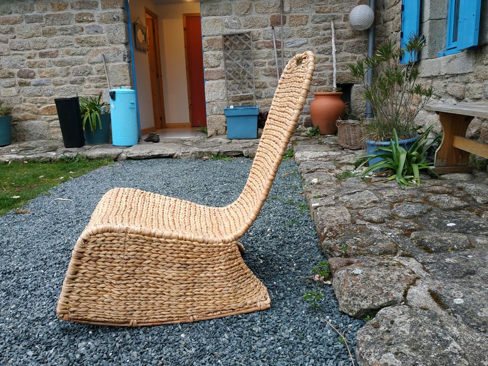 Fauteuil bas jonc de mer Meubles