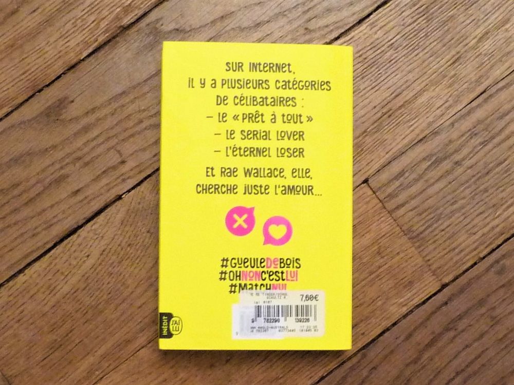 Love Me Tinder- Ricki Schultz- J'ai Lu Livres et BD