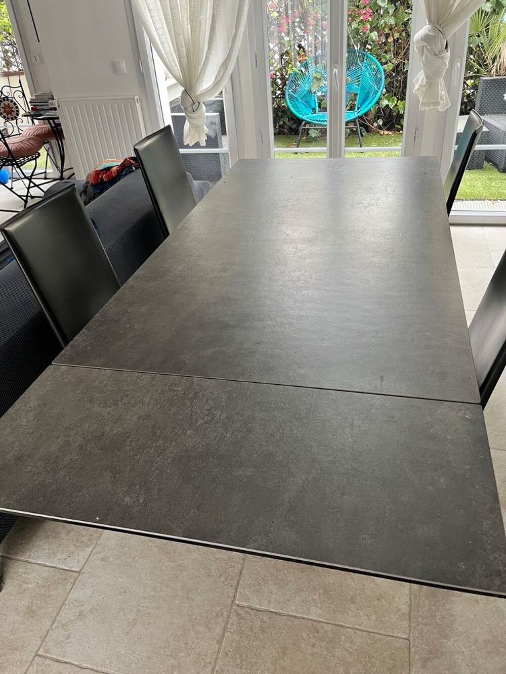 Table de repas rectangulaire Nephtis &amp; 4 chaises ? Roche Bob Meubles