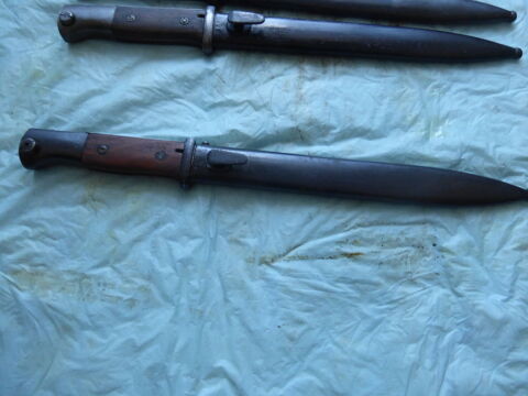Baionnette Mauser 98k 41agv et fourreau 41cof 130 Villard-Bonnot (38)